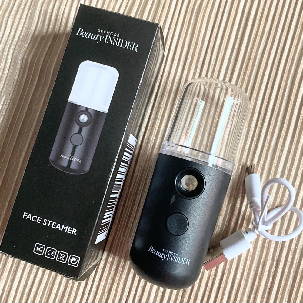 Sephora Insider Portable MINI Face Steamer Humidifier USB RECHARGABLE 30ml